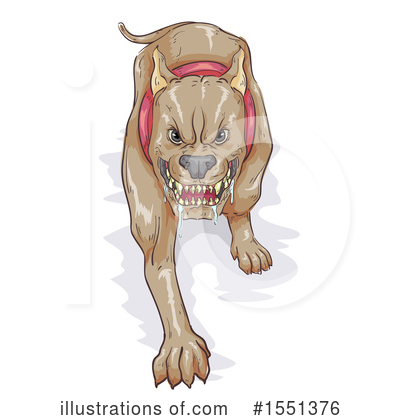 Dog Attack Clipart #1551376 by BNP Design Studio