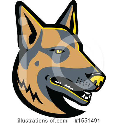 Royalty-Free (RF) Dog Clipart Illustration by patrimonio - Stock Sample #1551491