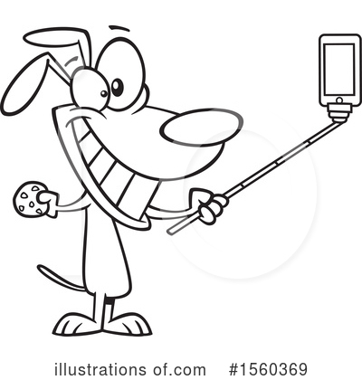 Royalty-Free (RF) Dog Clipart Illustration by toonaday - Stock Sample #1560369