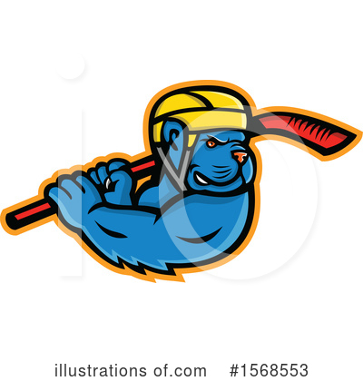 Ice Hockey Clipart #1568553 by patrimonio