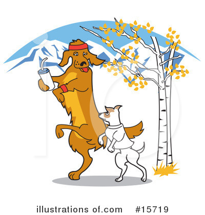 Royalty-Free (RF) Dog Clipart Illustration by Andy Nortnik - Stock Sample #15719