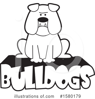 Bulldog Clipart #1580179 by Johnny Sajem