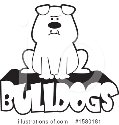 Bulldog Clipart #1580181 by Johnny Sajem