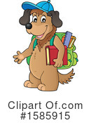 Dog Clipart #1585915 by visekart