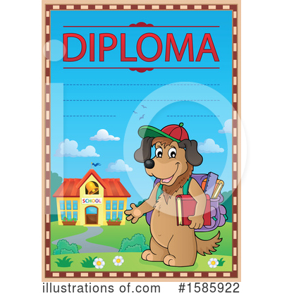 Diploma Clipart #1585922 by visekart