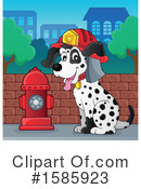 Dog Clipart #1585923 by visekart