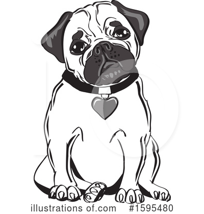 Royalty-Free (RF) Dog Clipart Illustration by David Rey - Stock Sample #1595480