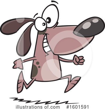 Royalty-Free (RF) Dog Clipart Illustration by toonaday - Stock Sample #1601591