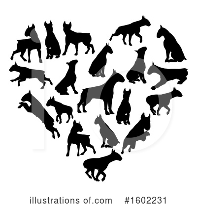 Bull Terrier Clipart #1602231 by AtStockIllustration