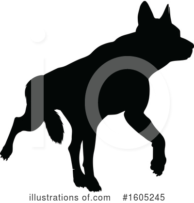 German Shepherd Clipart #1605245 by AtStockIllustration