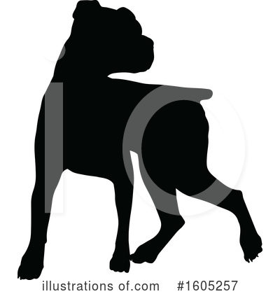 Boxer Dog Clipart #1605257 by AtStockIllustration
