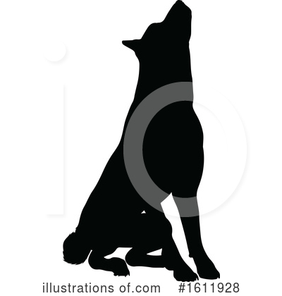 German Shepherd Clipart #1611928 by AtStockIllustration