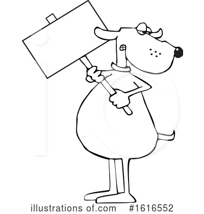 Royalty-Free (RF) Dog Clipart Illustration by djart - Stock Sample #1616552