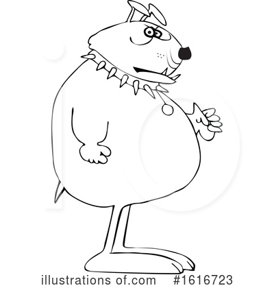 Royalty-Free (RF) Dog Clipart Illustration by djart - Stock Sample #1616723