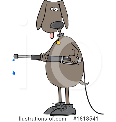 Royalty-Free (RF) Dog Clipart Illustration by djart - Stock Sample #1618541