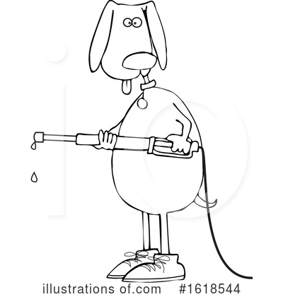 Royalty-Free (RF) Dog Clipart Illustration by djart - Stock Sample #1618544