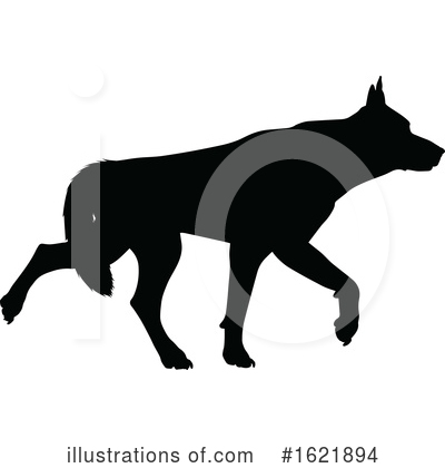 German Shepherd Clipart #1621894 by AtStockIllustration