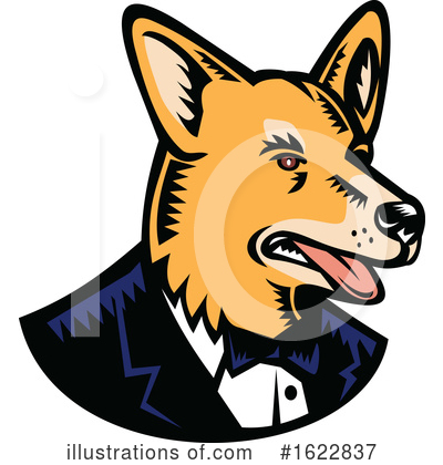 Royalty-Free (RF) Dog Clipart Illustration by patrimonio - Stock Sample #1622837
