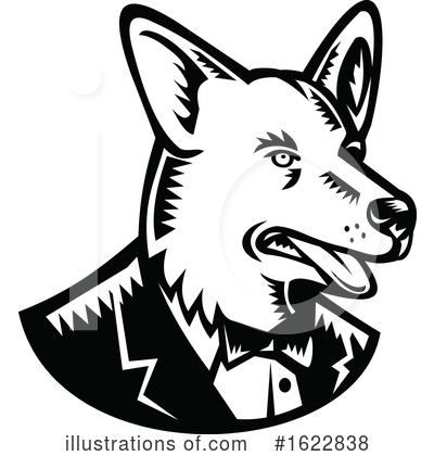 Royalty-Free (RF) Dog Clipart Illustration by patrimonio - Stock Sample #1622838