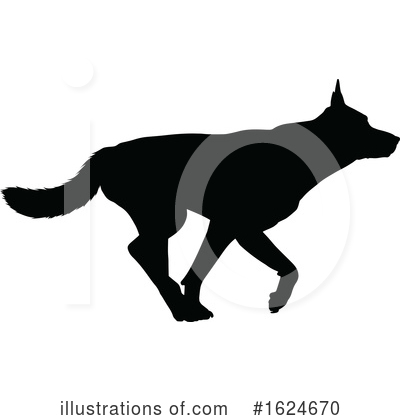German Shepherd Clipart #1624670 by AtStockIllustration