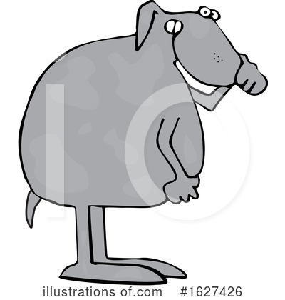 Royalty-Free (RF) Dog Clipart Illustration by djart - Stock Sample #1627426
