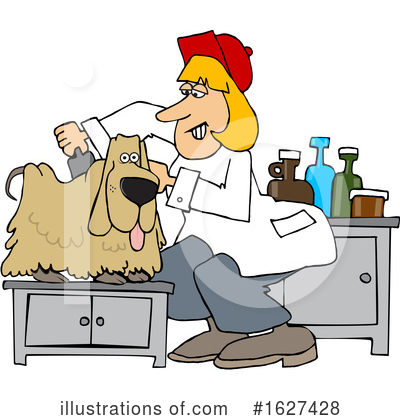 Royalty-Free (RF) Dog Clipart Illustration by djart - Stock Sample #1627428