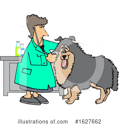 Royalty-Free (RF) Dog Clipart Illustration by djart - Stock Sample #1627662