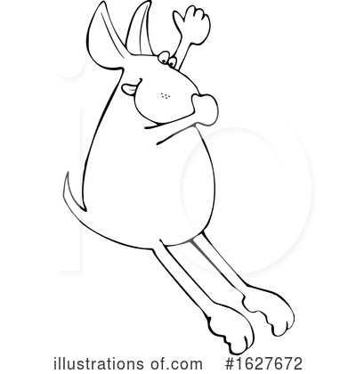 Royalty-Free (RF) Dog Clipart Illustration by djart - Stock Sample #1627672