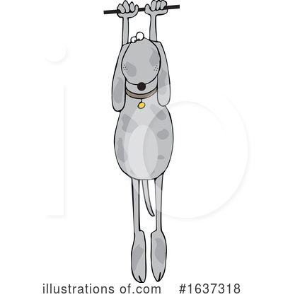 Royalty-Free (RF) Dog Clipart Illustration by djart - Stock Sample #1637318