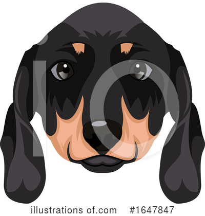 Royalty-Free (RF) Dog Clipart Illustration by Morphart Creations - Stock Sample #1647847