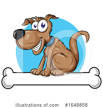Royalty-Free (RF) Dog Clipart Illustration by Domenico Condello - Stock Sample #1648858