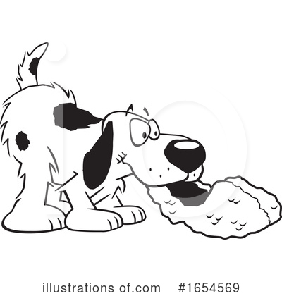 Royalty-Free (RF) Dog Clipart Illustration by Johnny Sajem - Stock Sample #1654569
