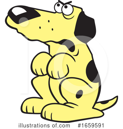 Royalty-Free (RF) Dog Clipart Illustration by Johnny Sajem - Stock Sample #1659591