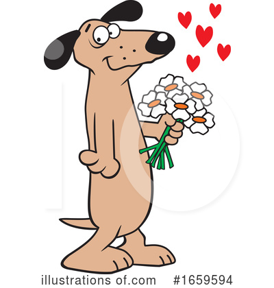 Royalty-Free (RF) Dog Clipart Illustration by Johnny Sajem - Stock Sample #1659594