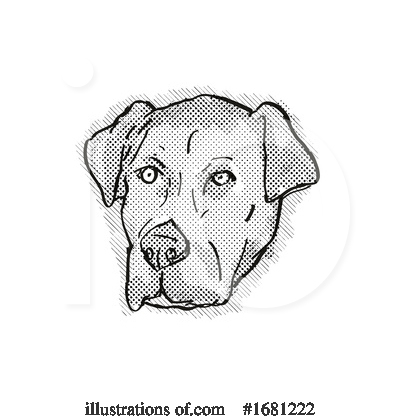 Royalty-Free (RF) Dog Clipart Illustration by patrimonio - Stock Sample #1681222