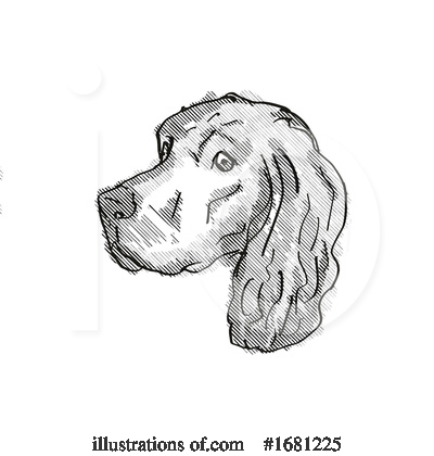 Royalty-Free (RF) Dog Clipart Illustration by patrimonio - Stock Sample #1681225