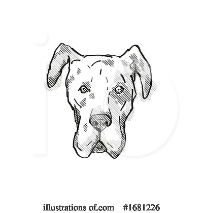Royalty-Free (RF) Dog Clipart Illustration by patrimonio - Stock Sample #1681226