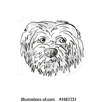 Royalty-Free (RF) Dog Clipart Illustration by patrimonio - Stock Sample #1681231