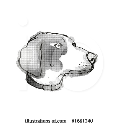 Royalty-Free (RF) Dog Clipart Illustration by patrimonio - Stock Sample #1681240