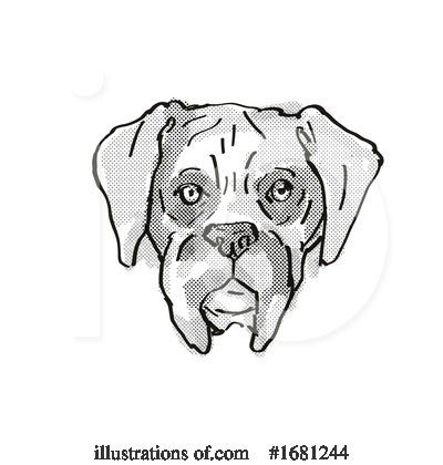 Royalty-Free (RF) Dog Clipart Illustration by patrimonio - Stock Sample #1681244