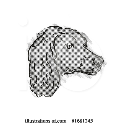 Royalty-Free (RF) Dog Clipart Illustration by patrimonio - Stock Sample #1681245