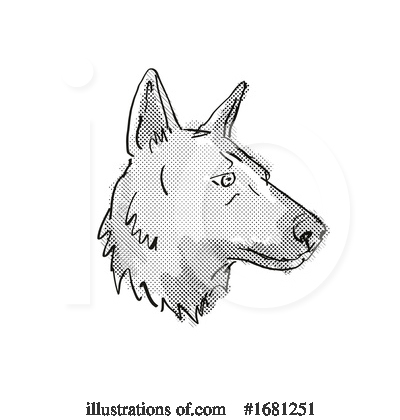 Royalty-Free (RF) Dog Clipart Illustration by patrimonio - Stock Sample #1681251