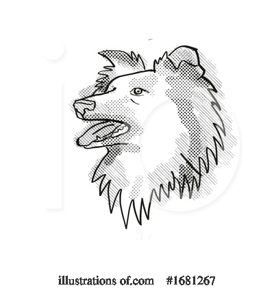 Royalty-Free (RF) Dog Clipart Illustration by patrimonio - Stock Sample #1681267