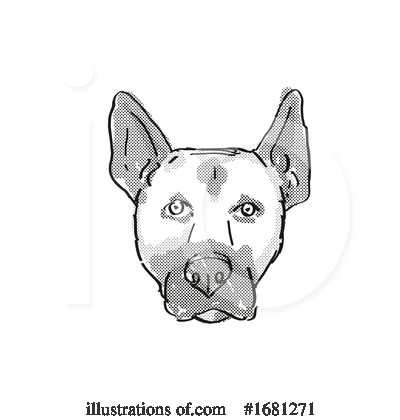 Royalty-Free (RF) Dog Clipart Illustration by patrimonio - Stock Sample #1681271