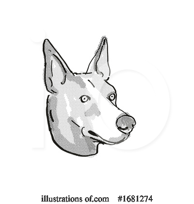 Royalty-Free (RF) Dog Clipart Illustration by patrimonio - Stock Sample #1681274
