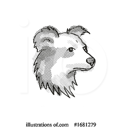 Royalty-Free (RF) Dog Clipart Illustration by patrimonio - Stock Sample #1681279