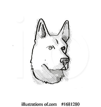 Royalty-Free (RF) Dog Clipart Illustration by patrimonio - Stock Sample #1681280