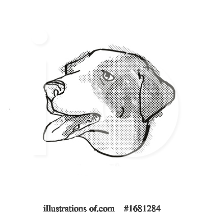 Royalty-Free (RF) Dog Clipart Illustration by patrimonio - Stock Sample #1681284