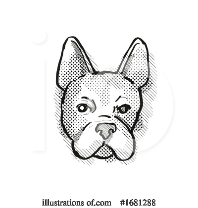 Boston Terrier Clipart #1681288 by patrimonio