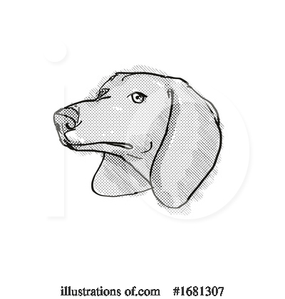 Royalty-Free (RF) Dog Clipart Illustration by patrimonio - Stock Sample #1681307